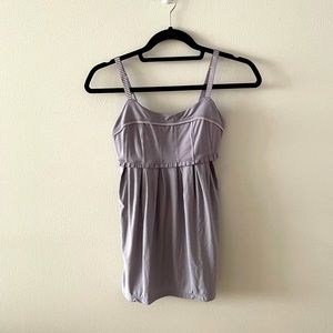Lululemon Tank with built in bra. Size 4. Color: lavender. Excellent condition.